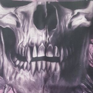 Purple camo with skull face masks new..